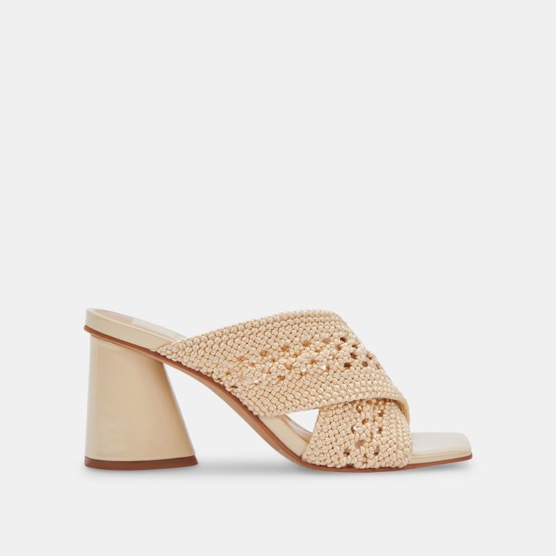 Dolce Vita - Patch Heels Vanilla Woven