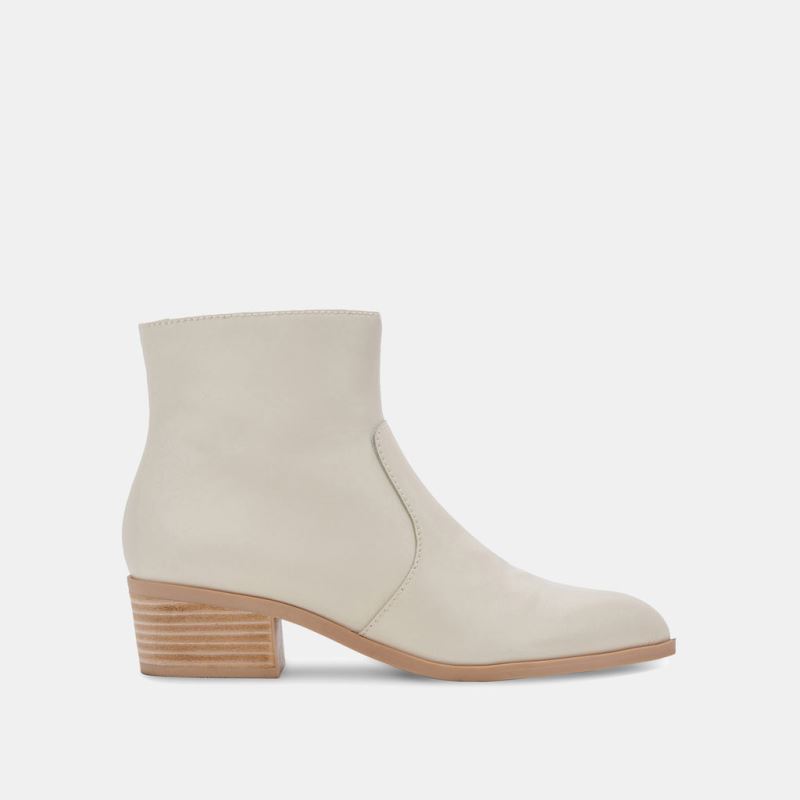 Dolce Vita - Avalon Booties Ivory Leather
