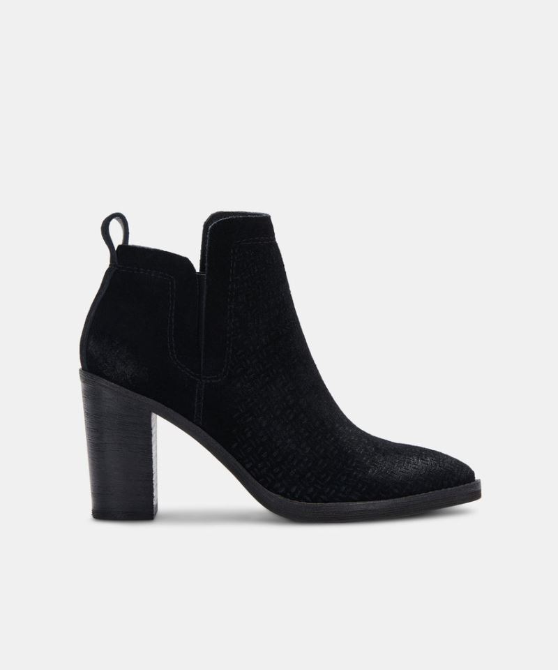 Dolce Vita - Sirano Booties Onyx Suede