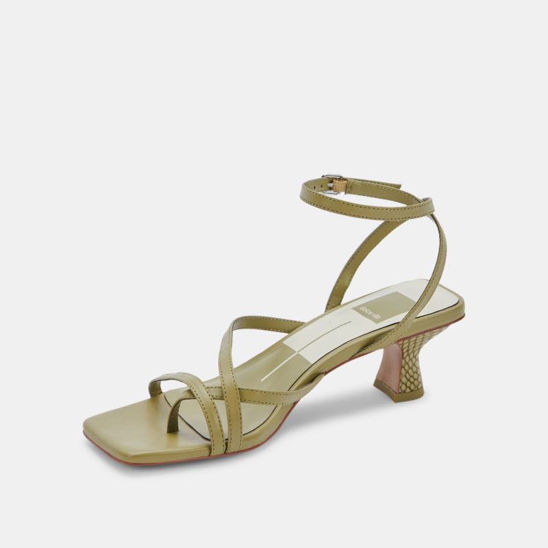 Dolce Vita - Baylor Heels Green Leather [Dolcevita498] - $69.99 : Dolce ...