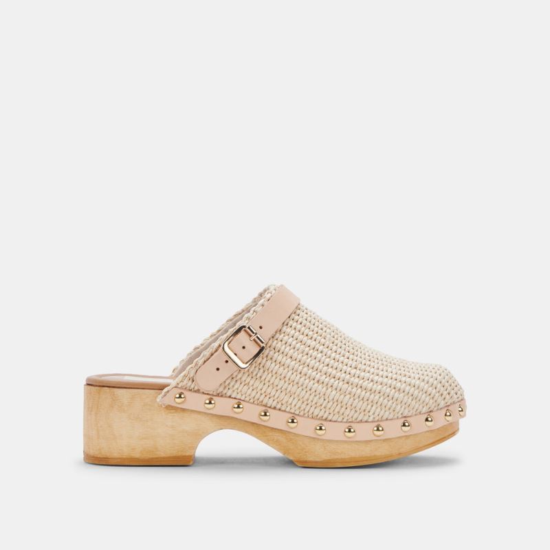 Dolce Vita - Carlee Clogs Natural Raffia