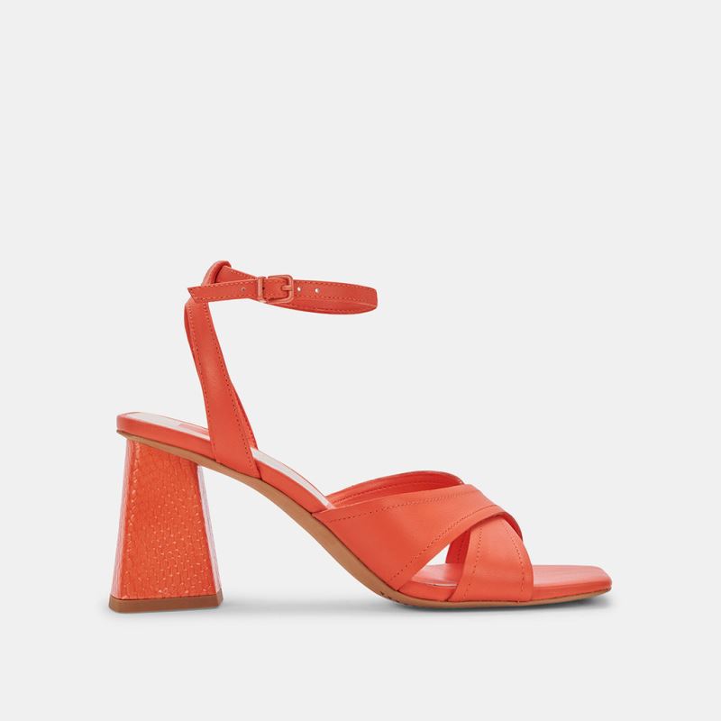 Dolce Vita - Tiki Heels Persimmon Leather