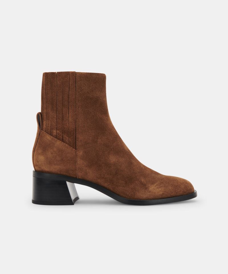 Dolce Vita - Layton Booties Dk Brown Suede