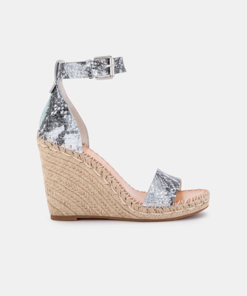 Dolce Vita - Noor Wedges Mint Multi Snake Print Leather