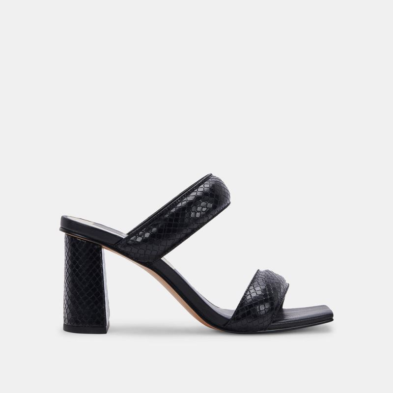 Dolce Vita - Pascoe Heels Black Embossed Stella