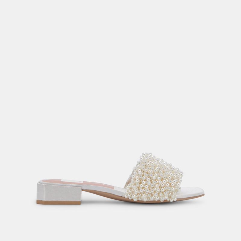 Dolce Vita - Halie Pearl Sandals Vanilla Pearls