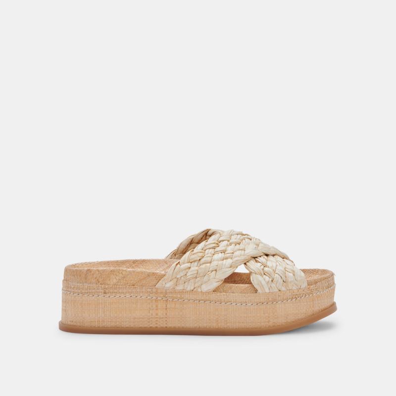 Dolce Vita - Wrenly Sandals Lt Natural Raffia