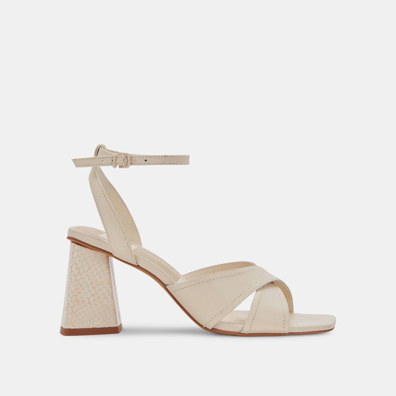 Dolce Vita - Tiki Heels Cream Leather