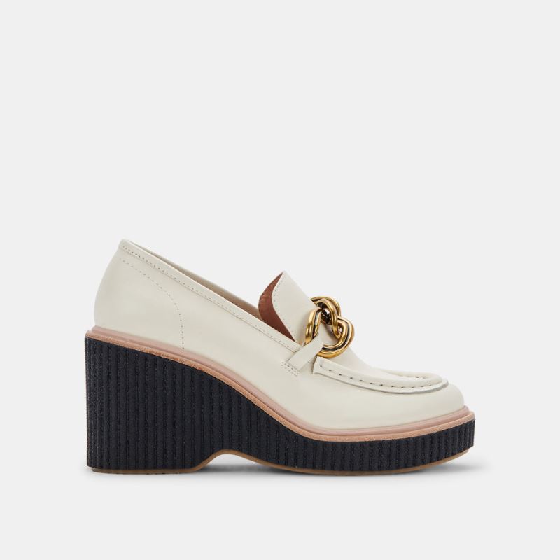 Dolce Vita - Brenan Wedges Off White Leather