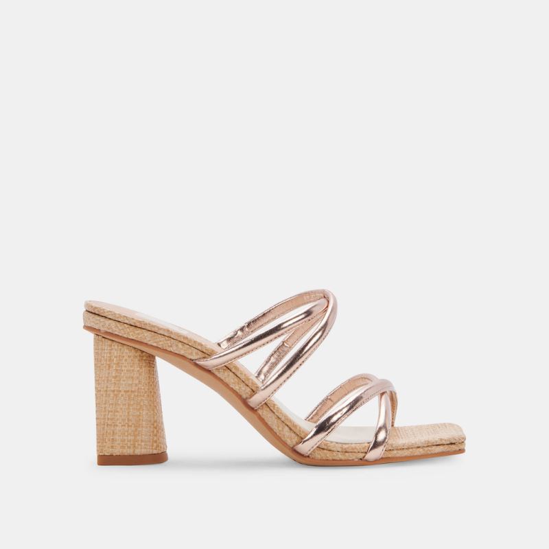 Dolce Vita - Patsi Heels Rose Gold Metallic Stella