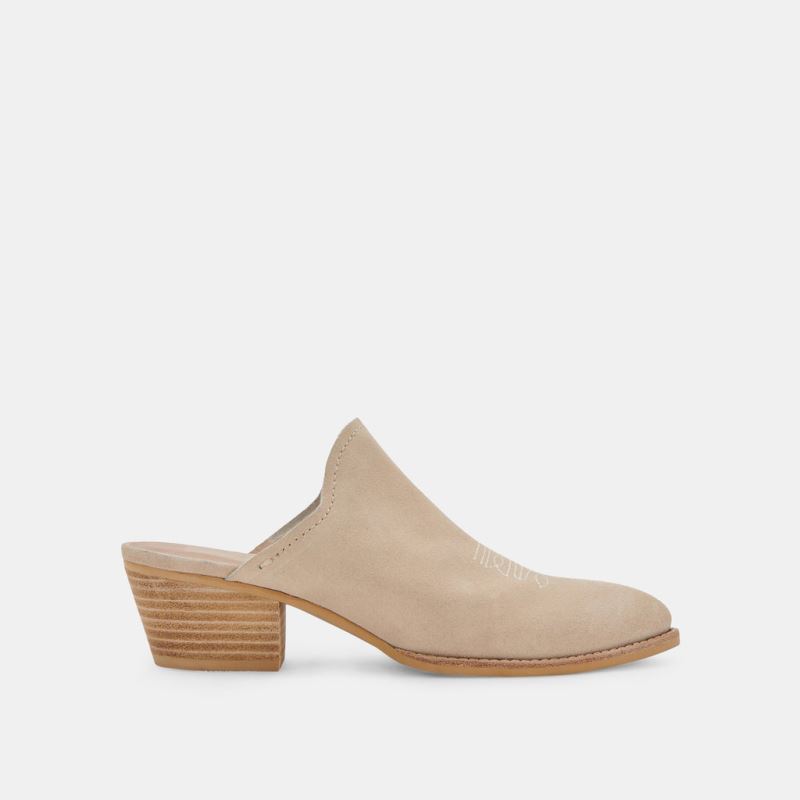 Dolce Vita - Shiloh Mules Dune Suede