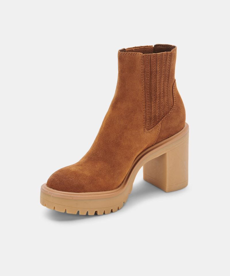Dolce Vita - Caster H2o Booties Camel Suede