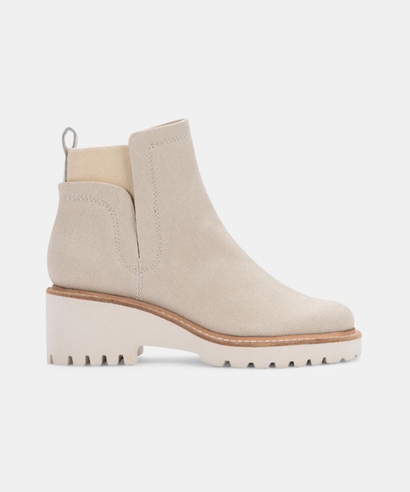 Dolce Vita - Huey Booties Sandstone Canvas