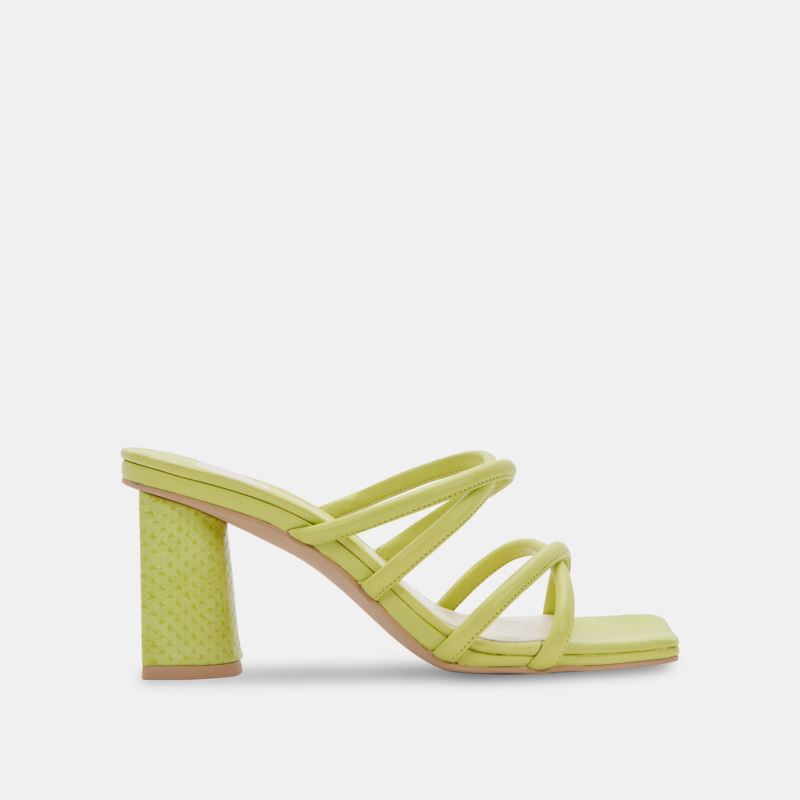 Dolce Vita - Patsi Heels Light Green Leather