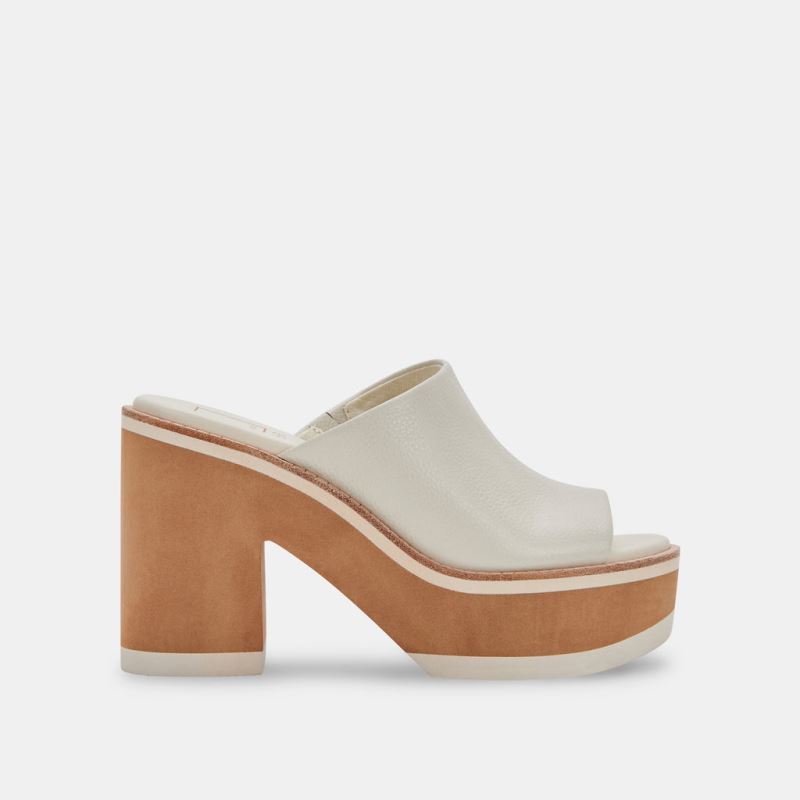 Dolce Vita - Emery Heels Ivory Leather