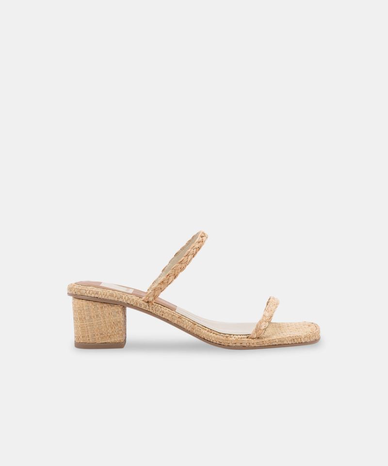 Dolce Vita - Riya Sandals Lt Natural Raffia