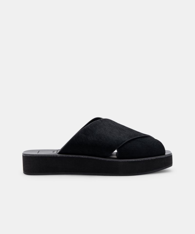 Dolce Vita - Capri Sandals Midnight Calf Hair