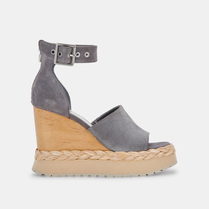 Dolce Vita - Parle Heels Dark Grey Suede