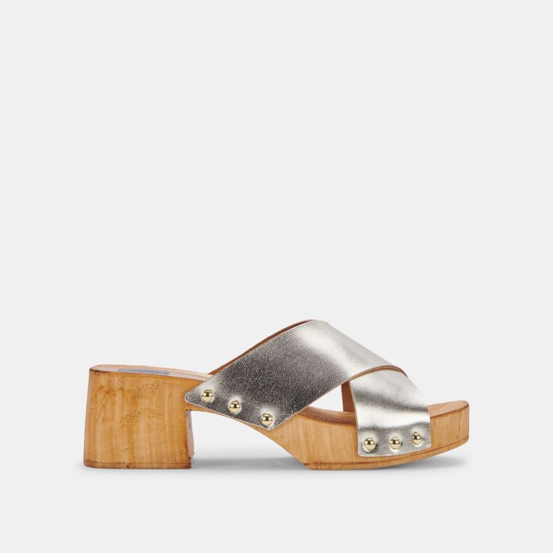 Dolce Vita - Owan Sandals Gold Metallic Leather