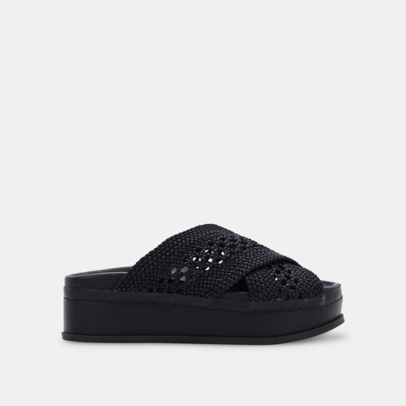 Dolce Vita - Winona Sandals Black Woven