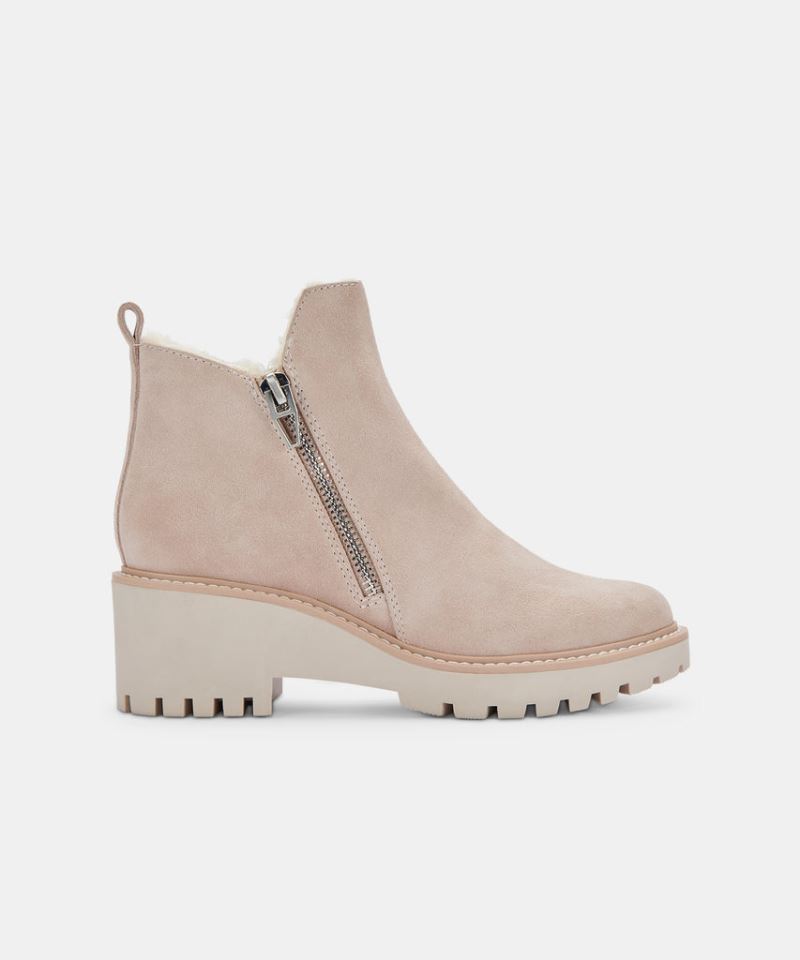 Dolce Vita - Hollyn Booties Natural Suede