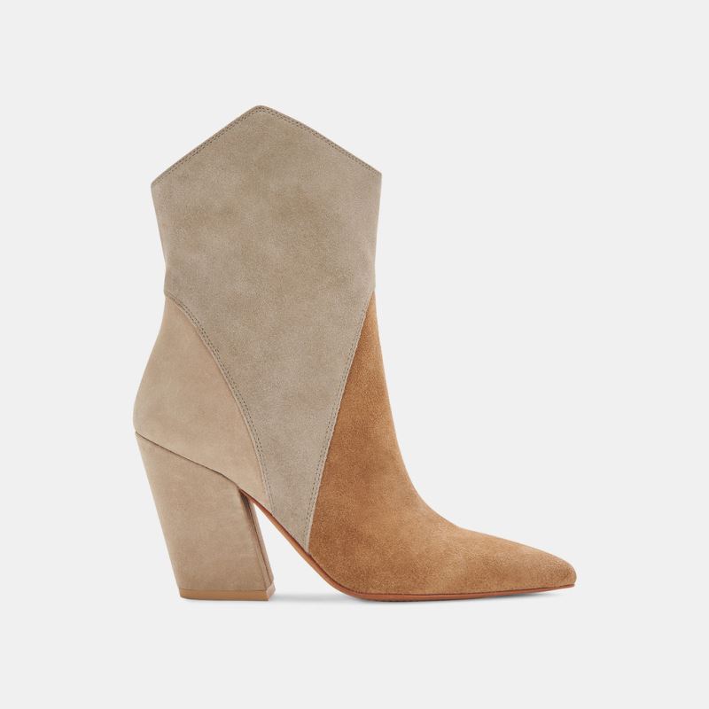 Dolce Vita - Nestly Booties Taupe Multi Suede