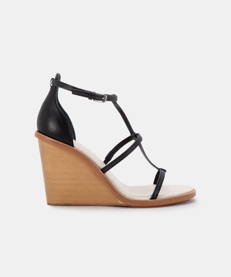 Dolce Vita - Jeana Wedges Black Leather