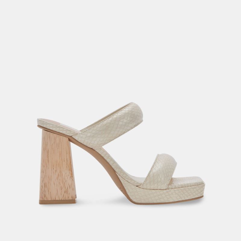 Dolce Vita - Atlas Heels Ivory Embossed Stella