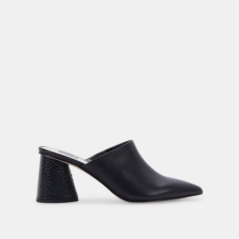 Dolce Vita - Aydin Mules Black Leather