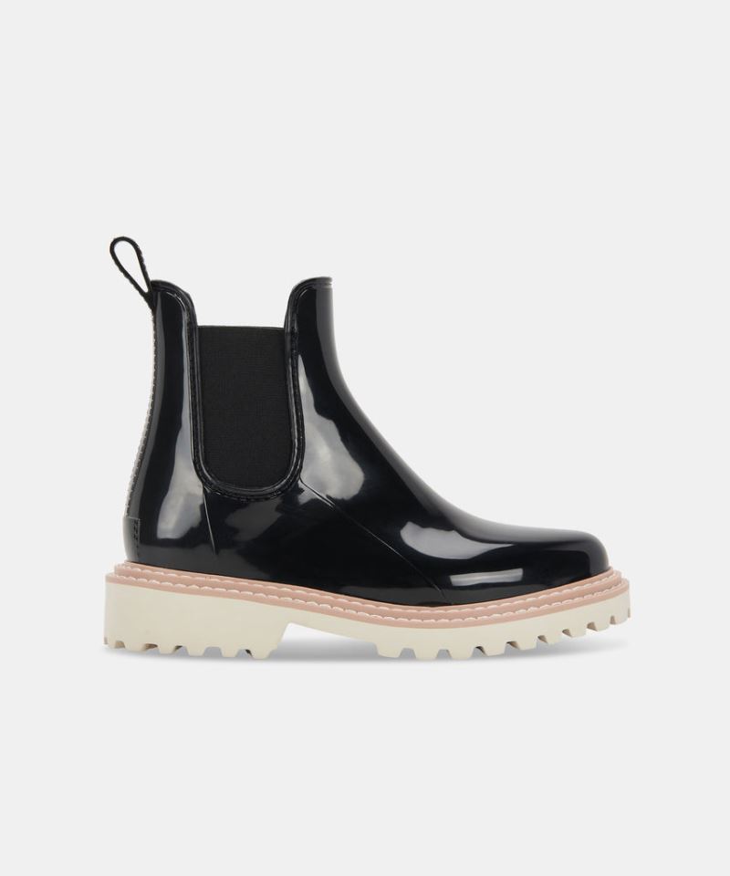 Dolce Vita - Stormy Rainboots Onyx Patent Stella