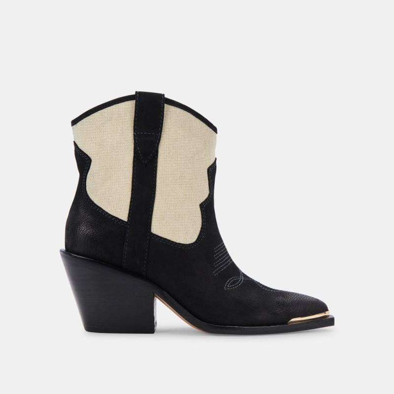 Dolce Vita - Nashe Booties Black Multi Nubuck