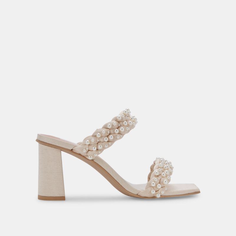 Dolce Vita - Paily Pearls Heels Vanilla Pearls