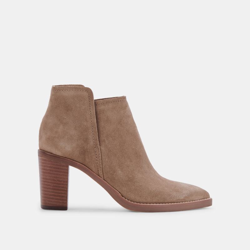 Dolce Vita - Spade Booties Mushroom Suede