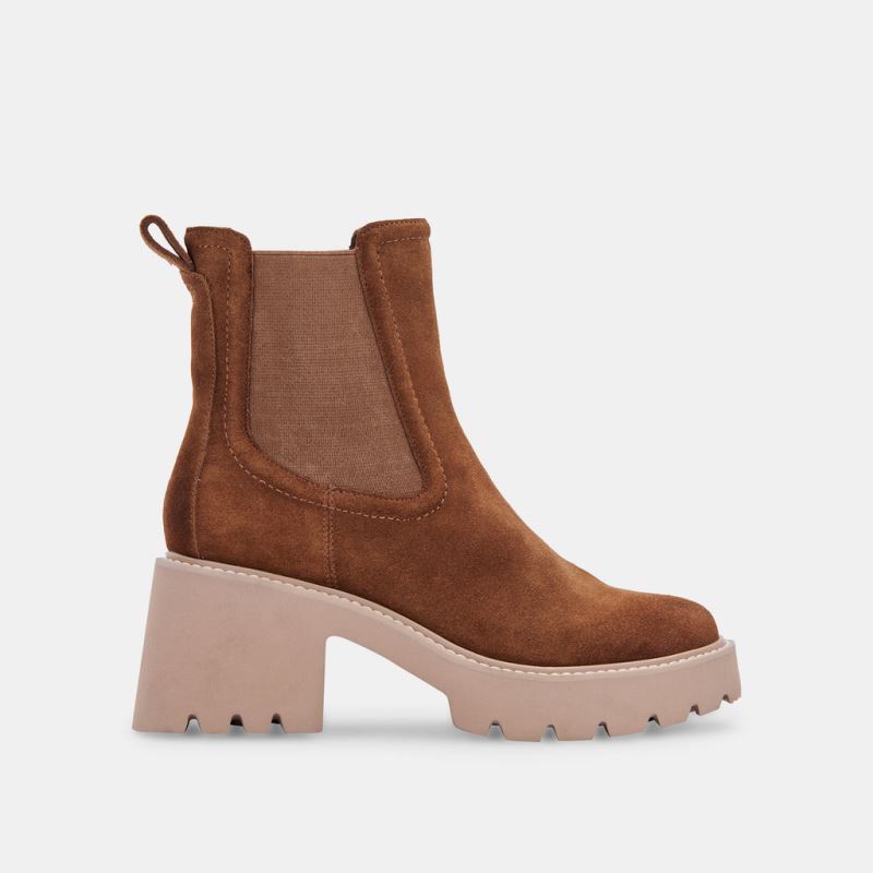 Dolce Vita - Hawk H2o Booties Dk Brown Suede