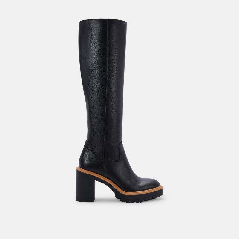 Dolce Vita - Corry H2o Wide Boots Onyx Leather