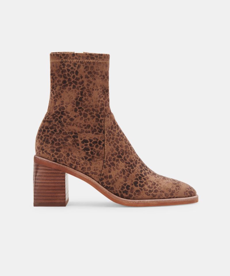 Dolce Vita - Indiga Booties Dk Leopard Stella Suede