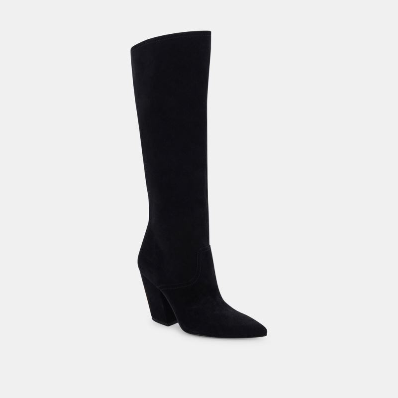 Dolce Vita - Nathen Boots Black Suede [Dolcevita112] - $99.99 : Dolce ...