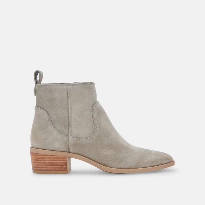 Dolce Vita - Able Booties Concrete Grey Suede