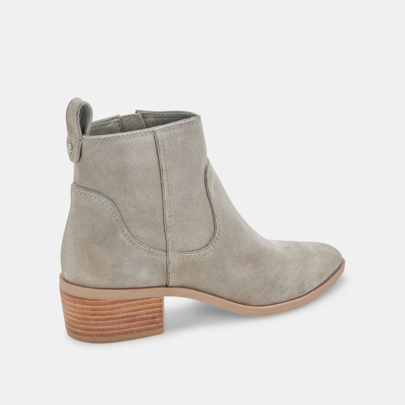 Dolce Vita - Able Booties Concrete Grey Suede