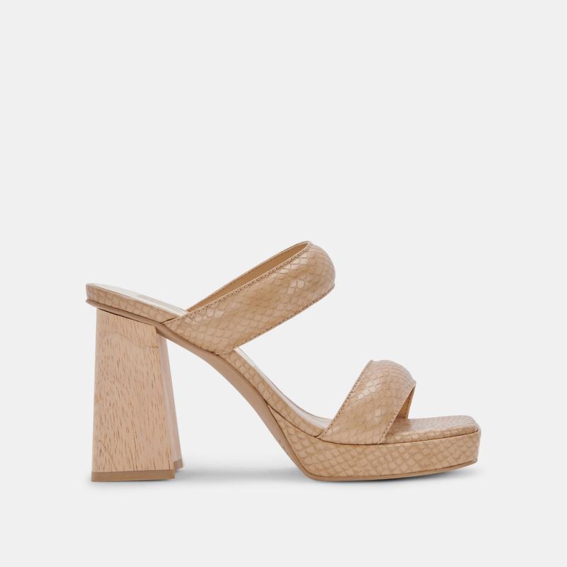 Dolce Vita - Atlas Heels Taupe Embossed Stella