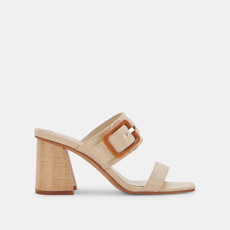 Dolce Vita - Posy Heels Natural Raffia