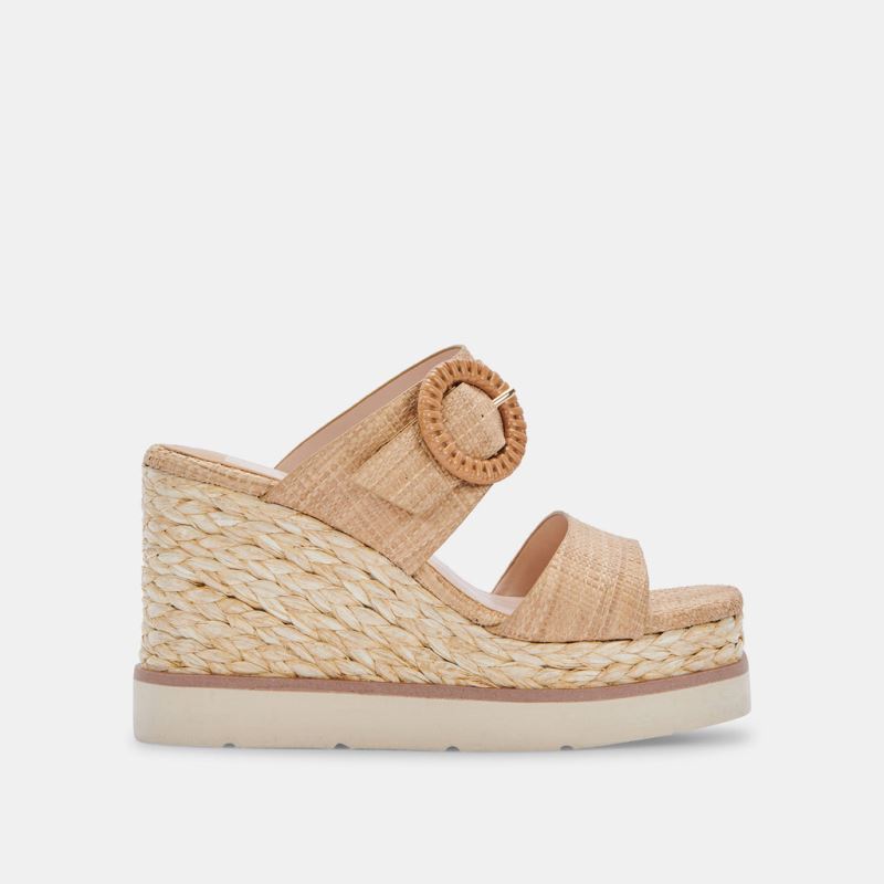 Dolce Vita - Lauryn Wedges Lt Natural Raffia