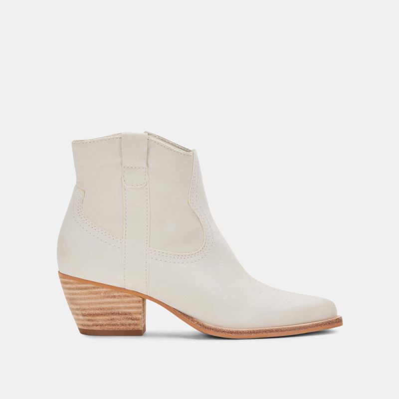 Dolce Vita - Silma Booties Ivory Nubuck