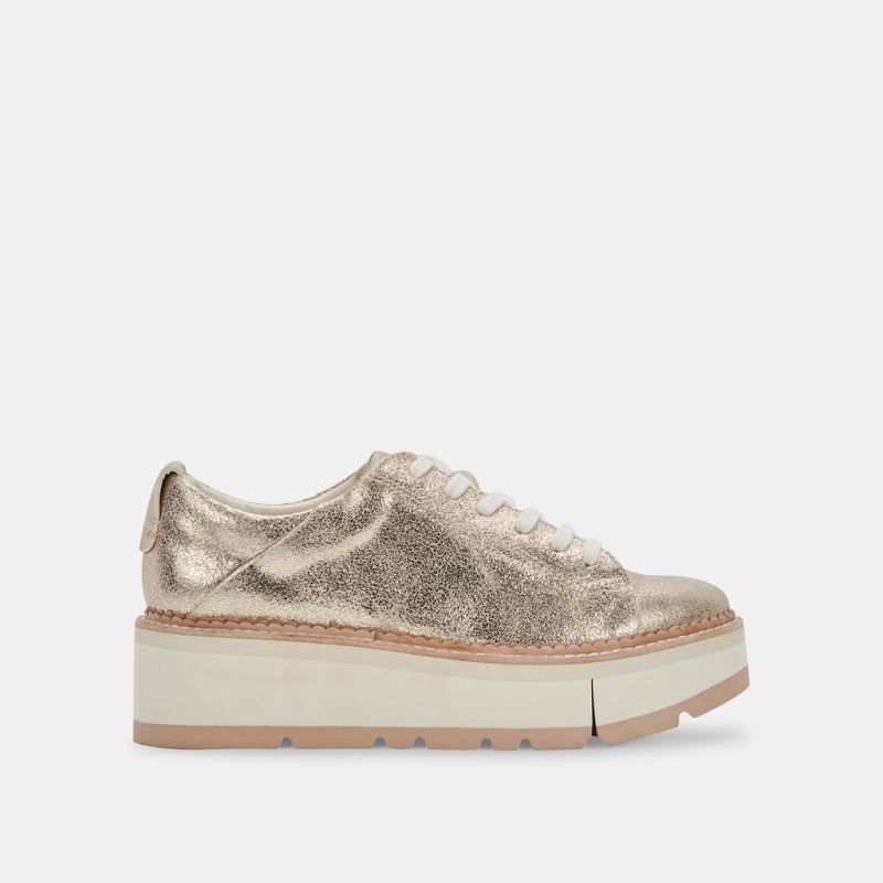 Dolce Vita - Toyah Sneakers Light Gold Metallic Suede