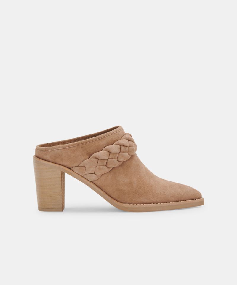 Dolce Vita - Serla Mules Truffle Suede