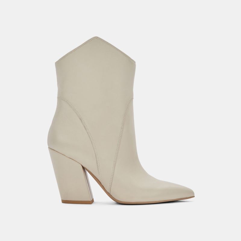Dolce Vita - Nestly Booties Ivory Leather