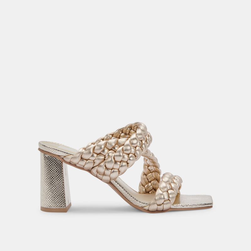 Dolce Vita - Partha Heels Light Gold Stella