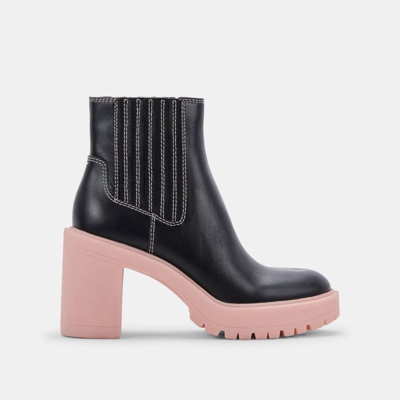 Dolce Vita - Caster H2o Booties Black Pink Leather