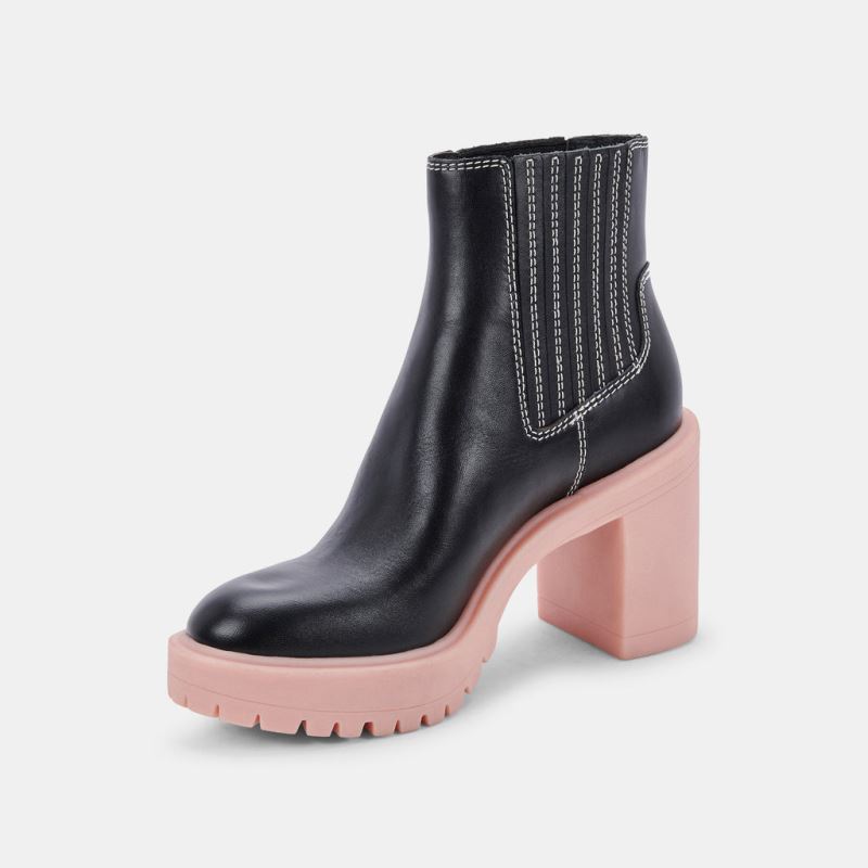 Dolce Vita - Caster H2o Booties Black Pink Leather