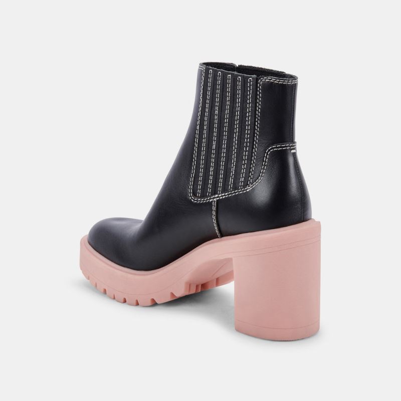 Dolce Vita - Caster H2o Booties Black Pink Leather
